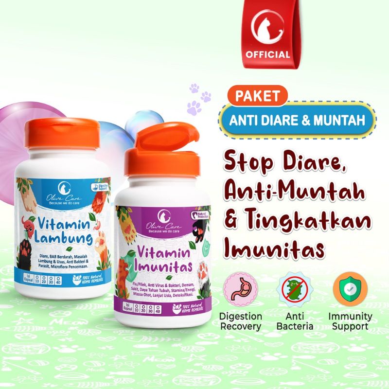 OLIVE CARE PAKET VITAMIN ANTI DIARE &amp; MUNTAH