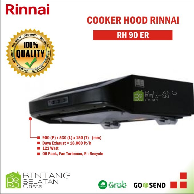 RINNAI COOKER HOOD RH 90 ER 90ER