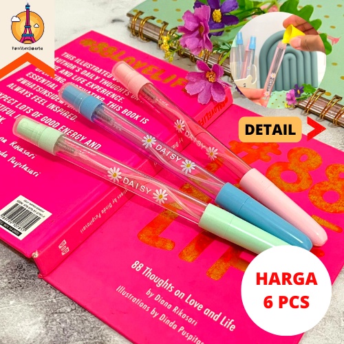 

Pulpen Botol Parfum Full Body 6 Pcs Gambar Bunga isi 10ml Decant Botol Kosong Spray Pena Pen Unicorn Mainan Isi Ulang Alat Tulis Unik Jakarta Pastel Lucu