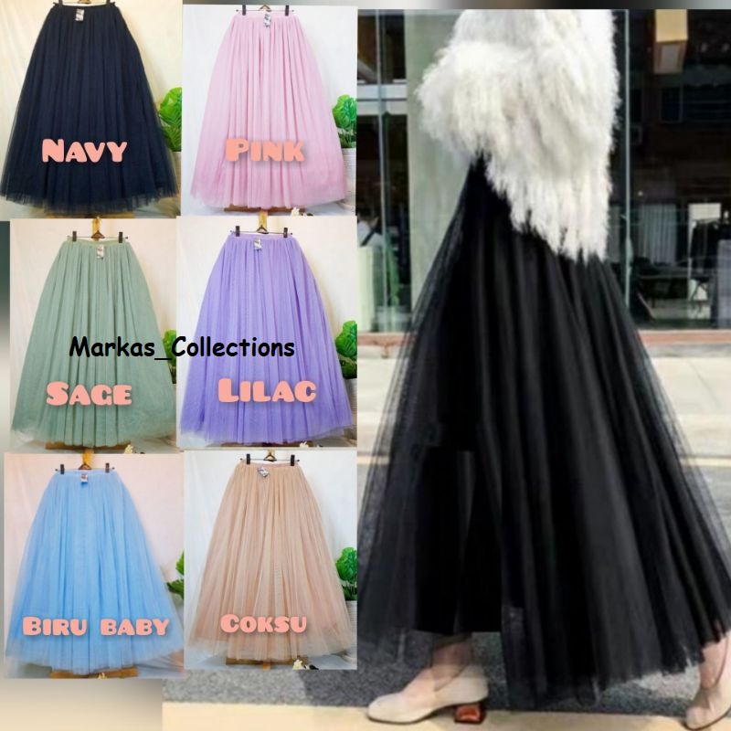 Rok Tutu 3 Lapis Import - Rok Tutu Polos 3 Lapis Dewasa Import - Rok Tutu Polos Import