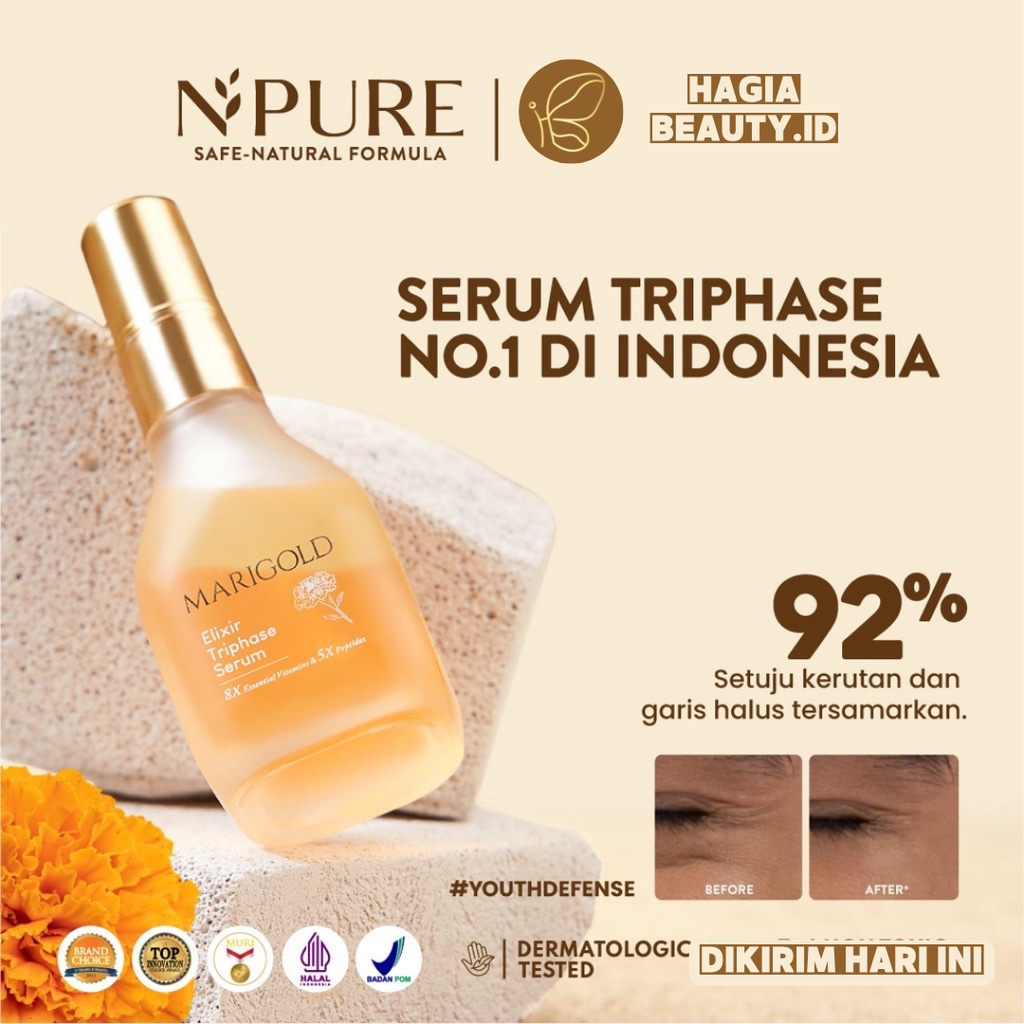 NPURE Marigold Elixir Triphase Serum