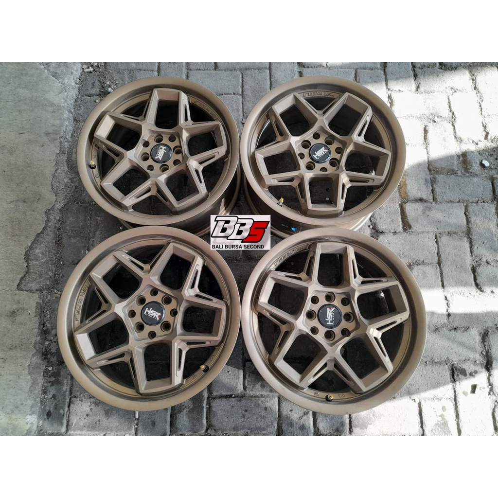 velg bekas hsr wasile ring 17 pcd 4x100/114 cocok avanza, jazz rs, yaris, swift, xenia, mobilio