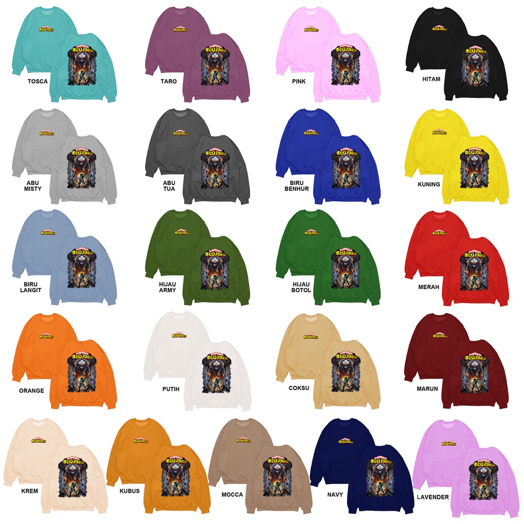 Sweater Crewneck Denji Chainsaw Man Crewneck Ken Kaneki Tokyo Ghoul Sweater One Piece Luffy Monkey Sweater Deku My Hero Academia Sweater Pochita The Devil Crewneck Itadori Shiratori Yahko Crewneck SPYXFAMILY Crewneck Thausand Sunny Straw Crewneck Eren