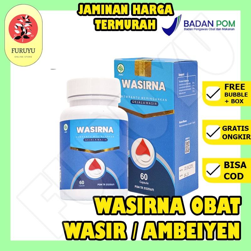 Wasirna Obat Wasir Solusi Tepat Atasi Sembelit Ambeien Ambeyen Embeyen Ambian Ambejos Salwa Wasir Benjolan Anus Bab Berdarah Tidak Lancar Tanpa Operasi Ampuh BPOM