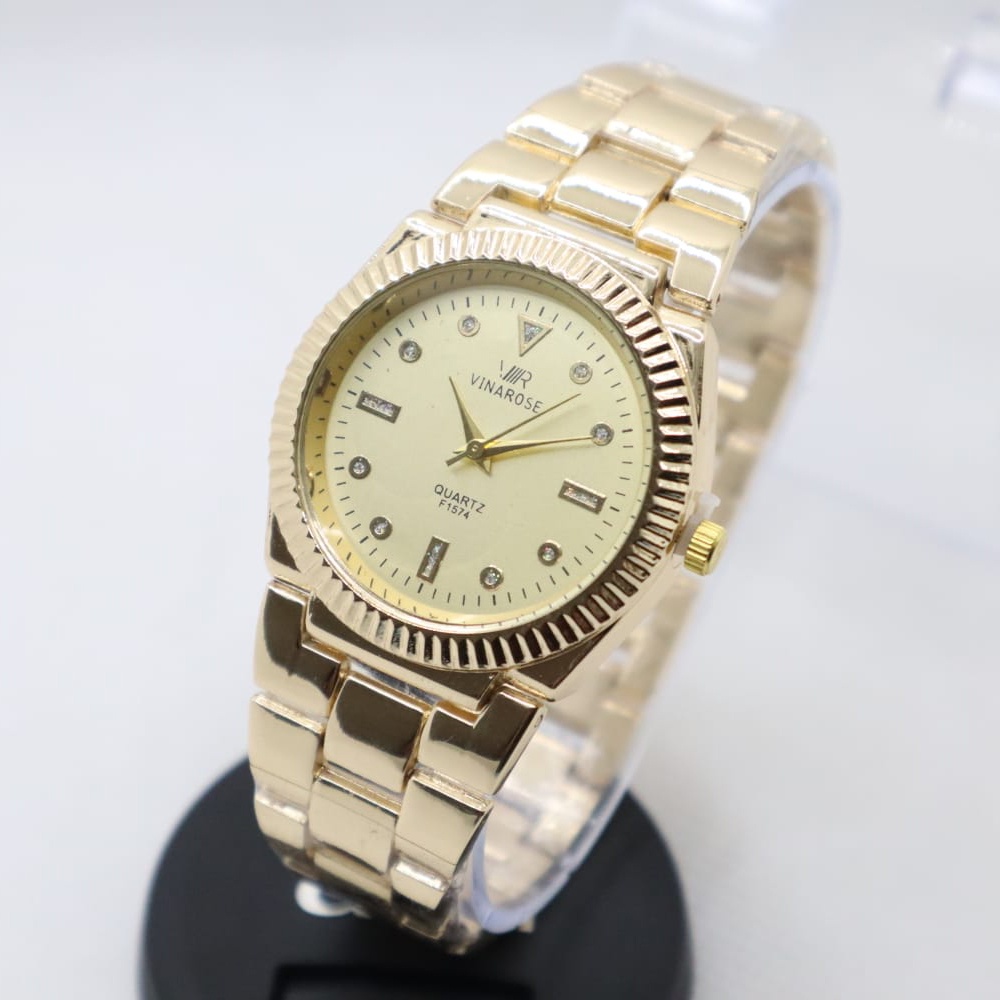 Jam Tangan Wanita Rantai Fashion Mewah RTA3 Stainless Permata Import