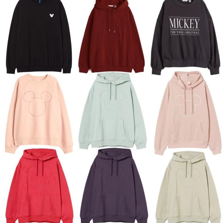 TERBAIK Hoodie h&m hnm Mickey Mouse Disney