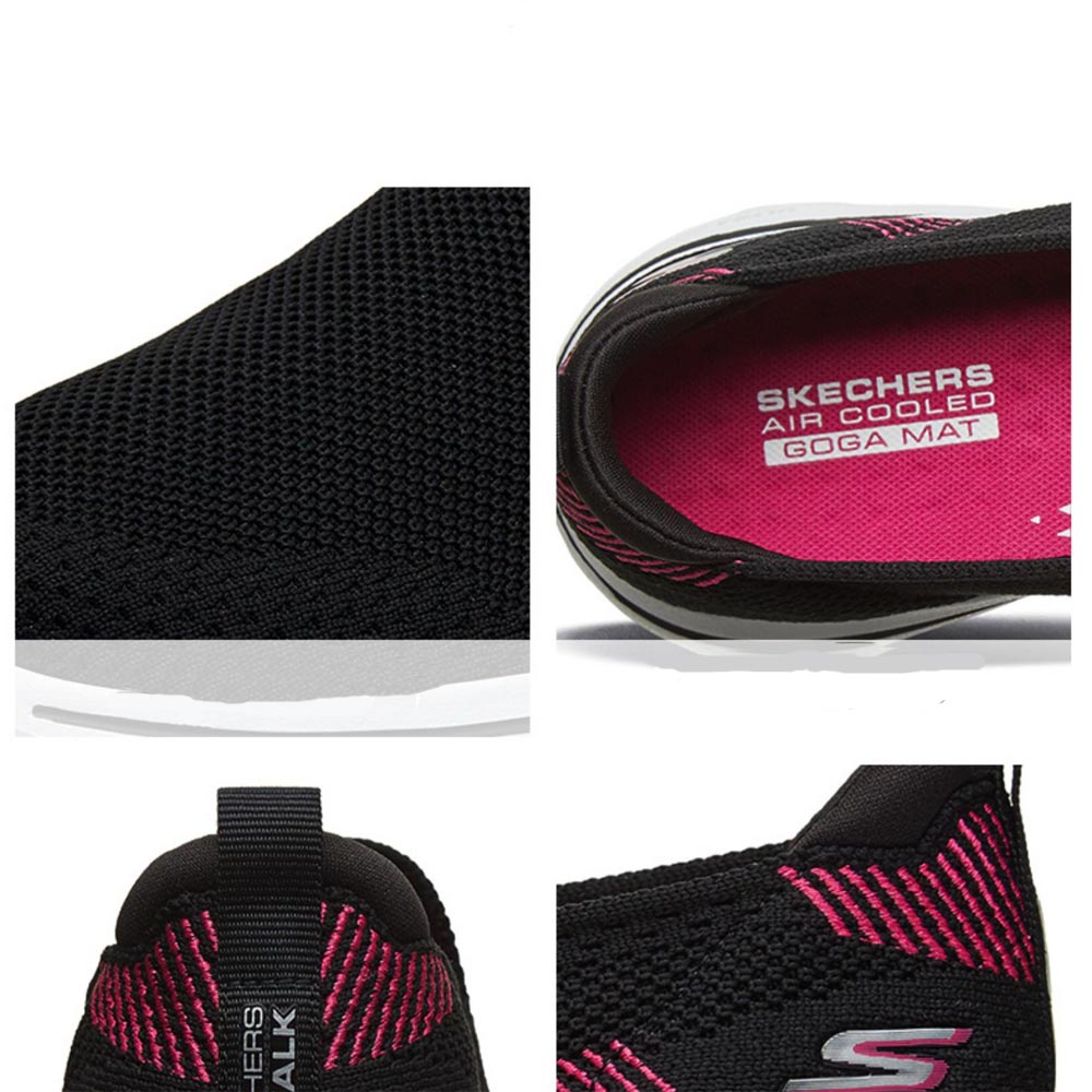 Skechers wanita Go walk5 Prized woman Sneakers  tanpa sepatu   snakers  shoes wanita slip