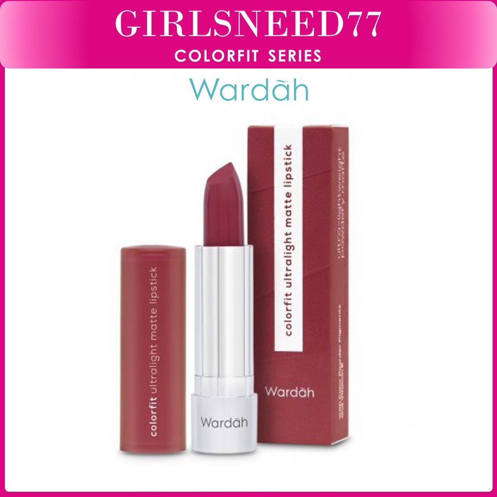 Wardah Colorfit Ultralight Matte Lipstick - Ringan dan Lembut di Bibir Girlsneed77 Medan Bisa COD Bayar di Tempat