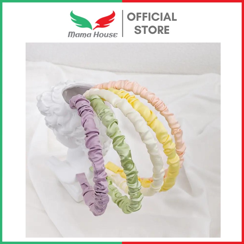 [MH] Bando Rambut Scrunchie Korea Pastel