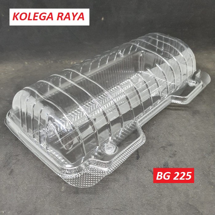 Mika Bolu Gulung Bening dgn Tutup Kancing BG225  Isi 50PCS Plastik FoodGrade