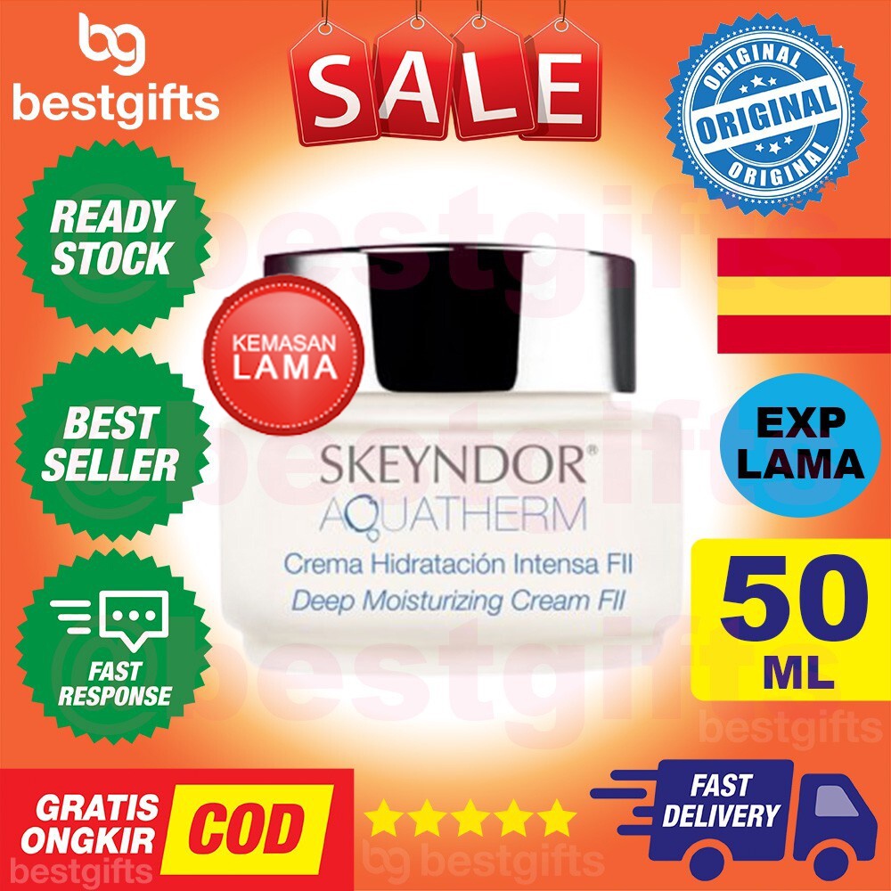 SKEYNDOR DEEP MOISTURIZING CREAM FII KRIM PELEMBAB KULIT KERING SENSITIF BERMINYAK DEHIDRASI 200 ML