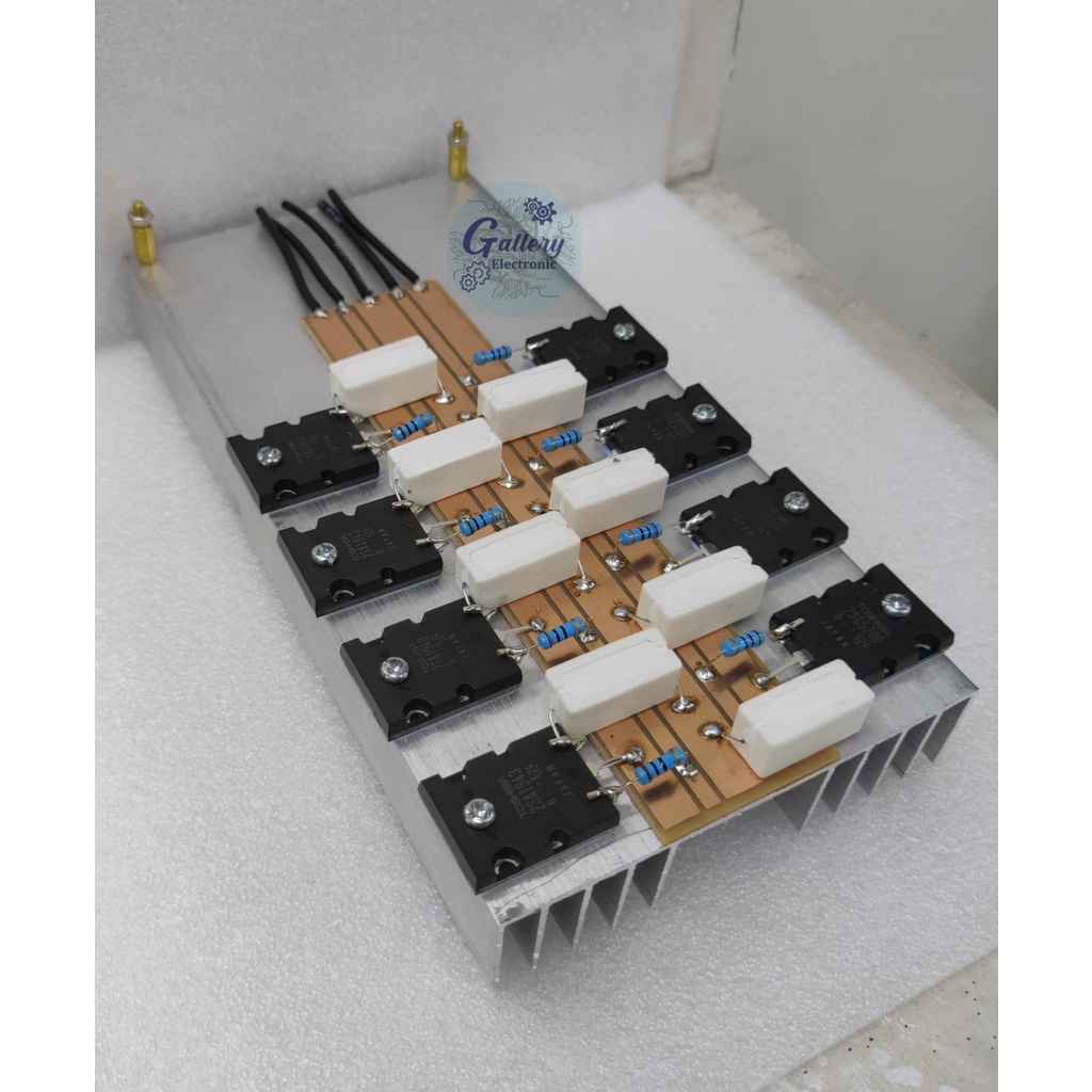 Set Final Transistor Toshiba Original lot 524 4set + Heatsink tebal