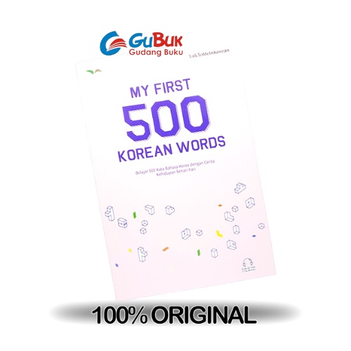 Buku My First 500 Korean Words -Belajar 500 Kata Dasar Bahasa Korea