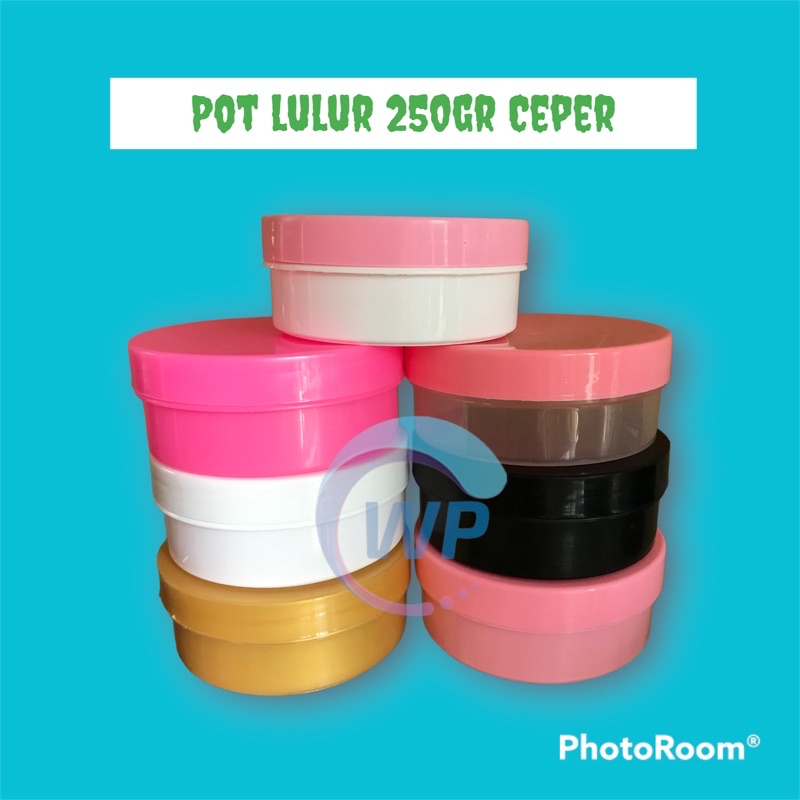 Pot lulur 250gr ceper qty 1000pc