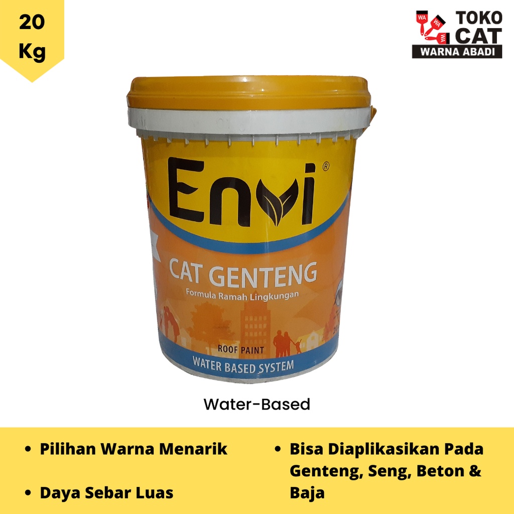 CAT GENTENG ENVI 20 KG
