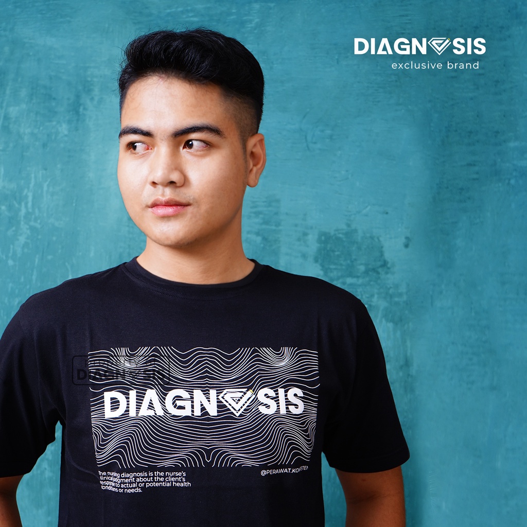 Kaos Perawat Kompeten - Black Diagnosis Original