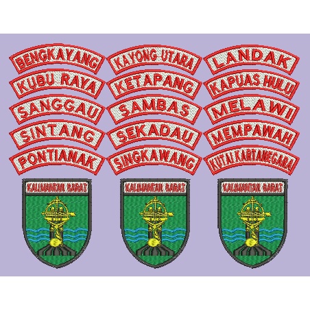 Badge Kwarda Kalimantan Barat