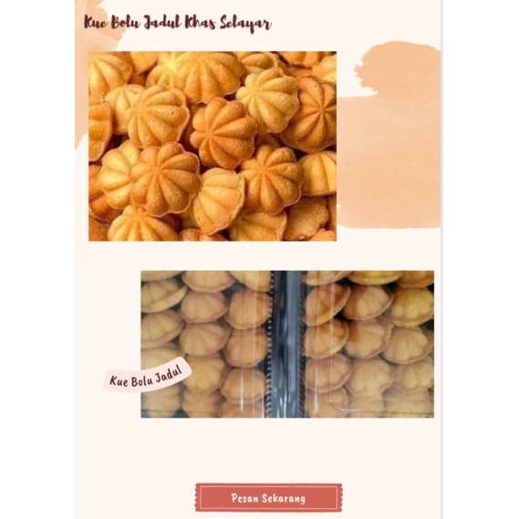 

Kue Bolu Jadul Khas Selayar (8 biji)