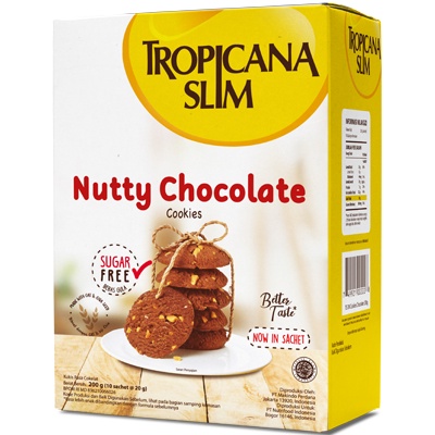 

Cookies Nutty Chocolate Tropicana Slim 200gr