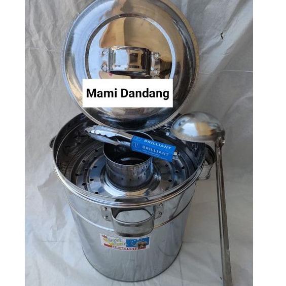 SPECIAL PRICE Dandang bakso besar 30cm stainless/Almunium