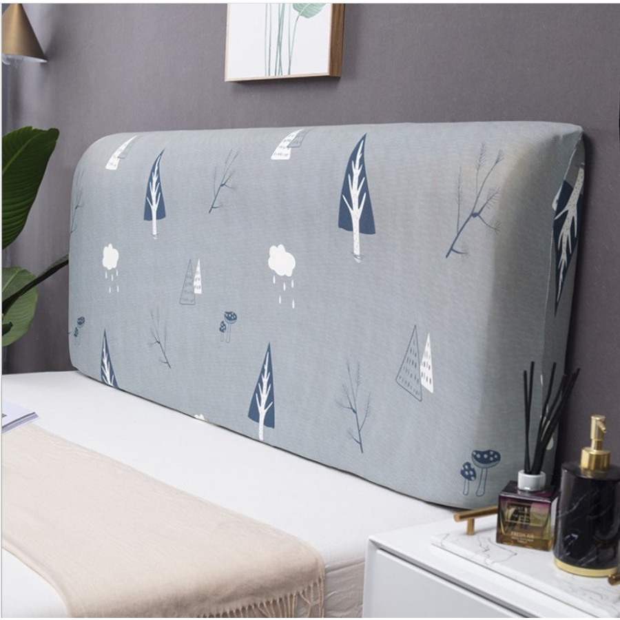 Full Elastic Headboard Cover /  Penutup Divan Headbed Sandaran Elastis Spring Bed Scratch