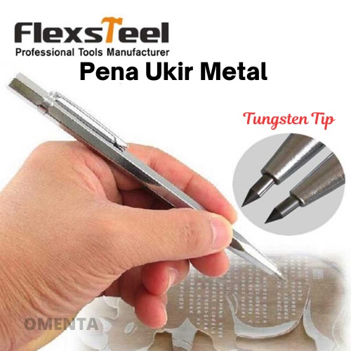 

Flexsteel Pena Ukir Metal Scriber Tungsten Carbide Tip