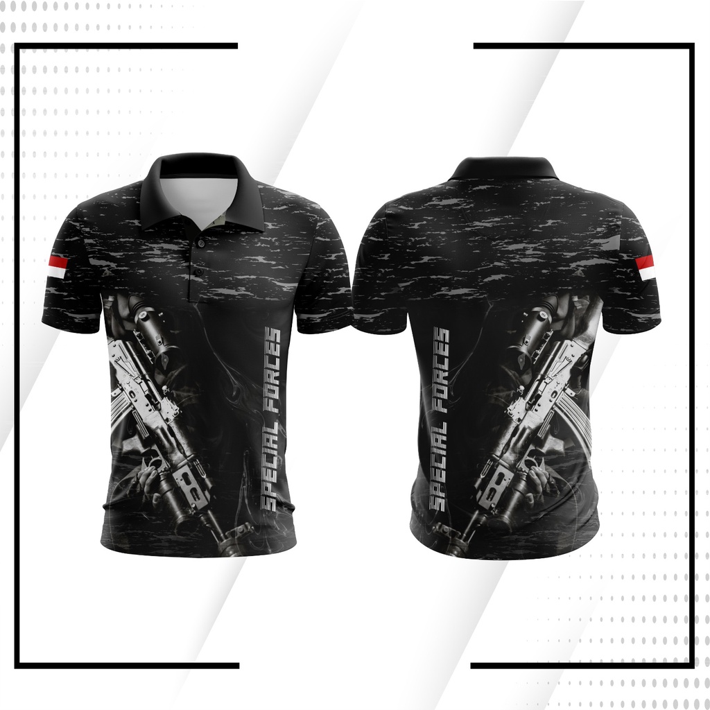 Baju Kaos Jersey Perbakin Menembak Shooting IPSC Glock Premium UV-PRO