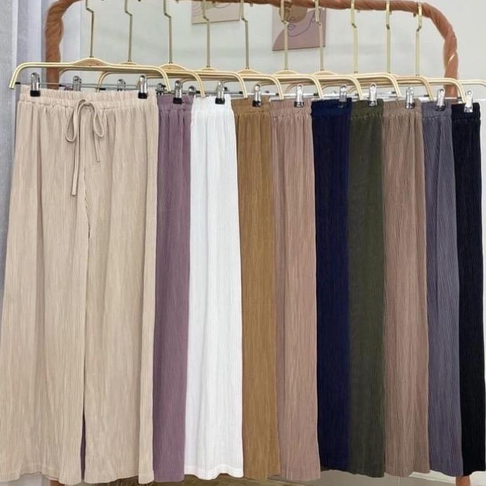 PALING DIMINATI CELANA KULOT PLISKET TALI TERBARU // CELANA KULOT PLISKET TALI LIDI // CELANA KULOT 