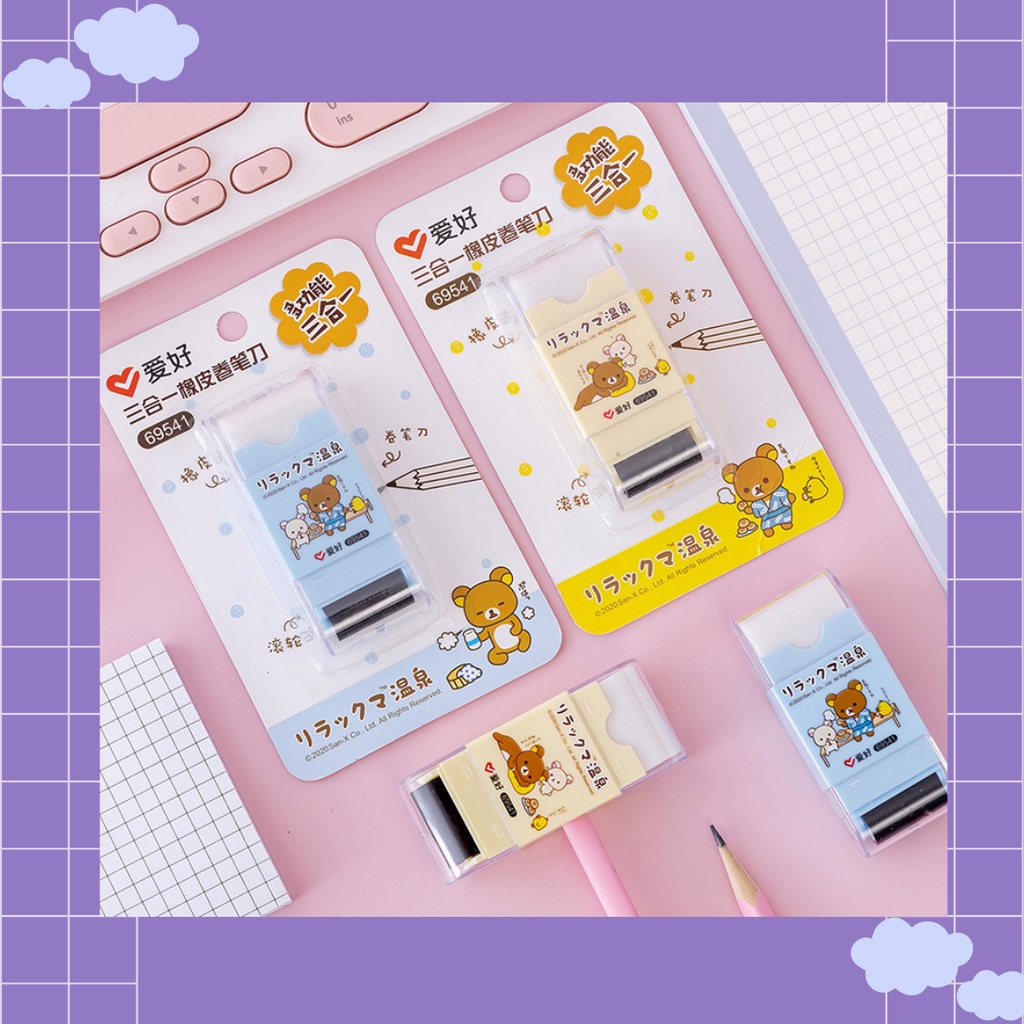 

[JF] Kombinasi Peraut / Penghapus & Pembersih Kotoran Penghapus- JT0003