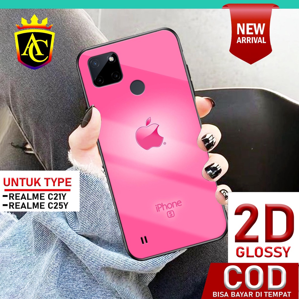 Case REALME C21Y C25Y Casing REALME C25Y C21Y  [ APEL ] Aneka casing case hp kondom hp case custom c