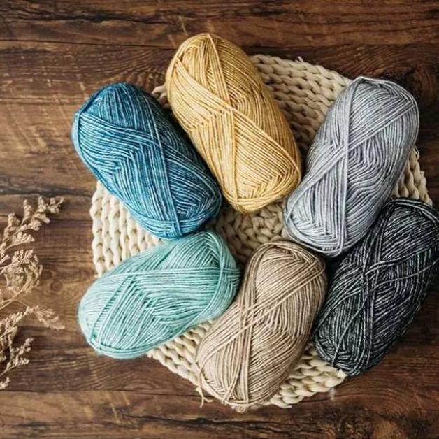 Sale 1-20 Benang Rajut Katun Semprot Wol /Benang Rajut Stonewashed Sw1 Ac19