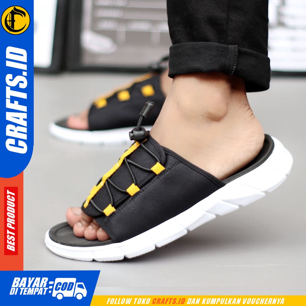 Sendal Slide Pria Sandal Slop Casual Travelling Crafts Gianis