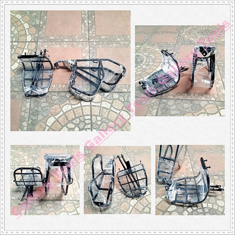 RAK BAGASI SEPEDA MTB GRAVEL DEPAN BELAKANG BESI HITAM Sepeda aksesoris sparepart
