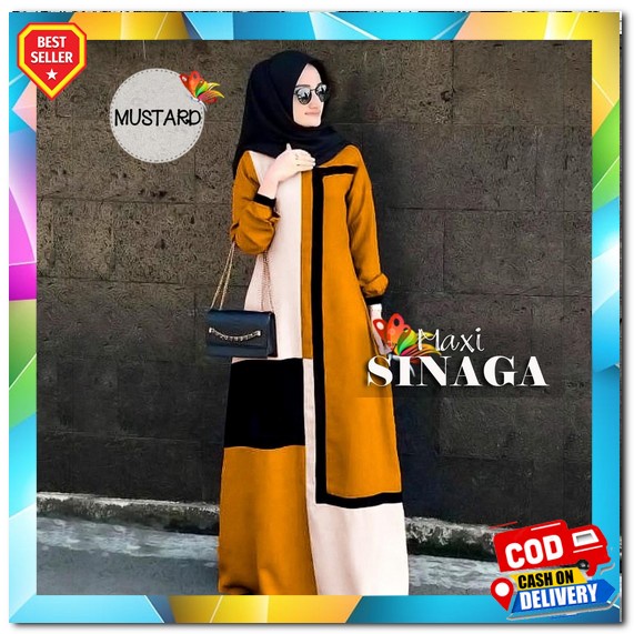 Cod Baju Gamis Zidni Model Terbaru Remaja Terbaru 2023 Gamis Lebaran Bju Muslimah Perempuan Mewah El