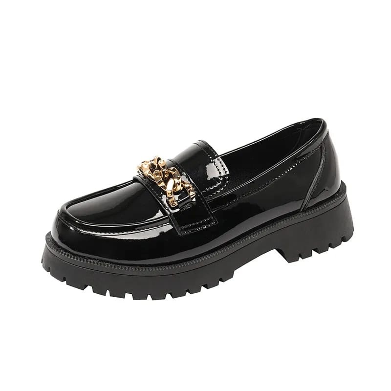 SEPATU DOCMART WANITA RANTAI MUTIARA PLATFROM MUSIM SEMI 0070