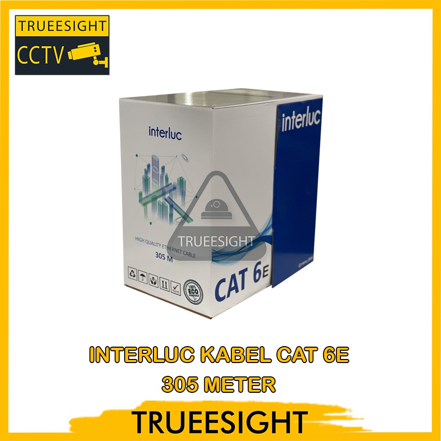 INTERLUC Kabel LAN UTP CAT6 305M Outdoor cable