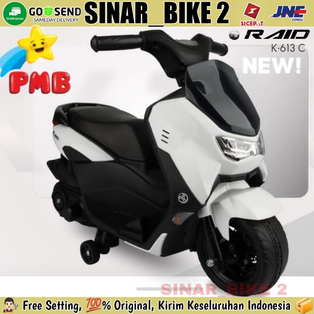 Motor Motoran Aki PMB K 613 C RAID NMAX Mainan Anak