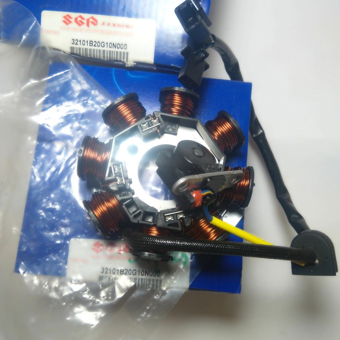 Spul Spull Stator Assy Shogun 125 Shogun Sp Ori Asli Sgp