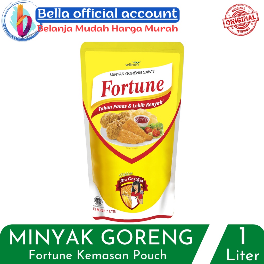 

Fortune Minyak Goreng 1 LITER Pouch 1000 ml 1pcs