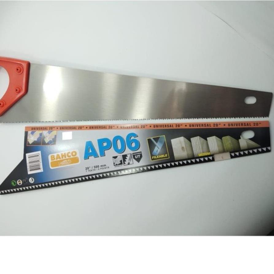 ➸ GERGAJI KAYU BAHCO 20 INCH - BAHCO HANDSAW AP06 - GERGAJI KAYU BAHCO SUJ ❊