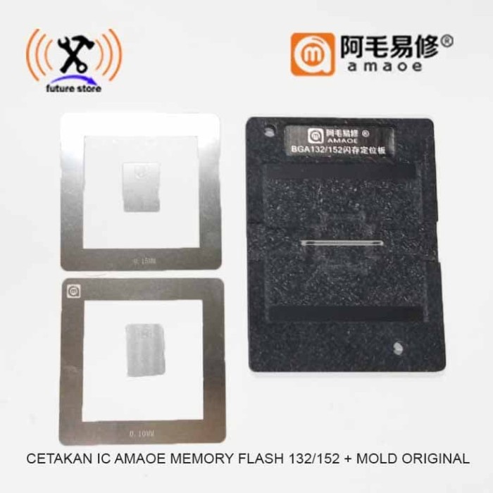 CETAKAN IC AMAOE MEMORY FLASH 132/152 + MOLD ORIGINAL
