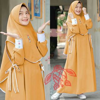 NILAM - DRESS BAJU GAMIS ANAK REMAJA WANITA DEWASA TANGGUNG FREE HIJAB KEKINIAN BEST SELLER FASHION 