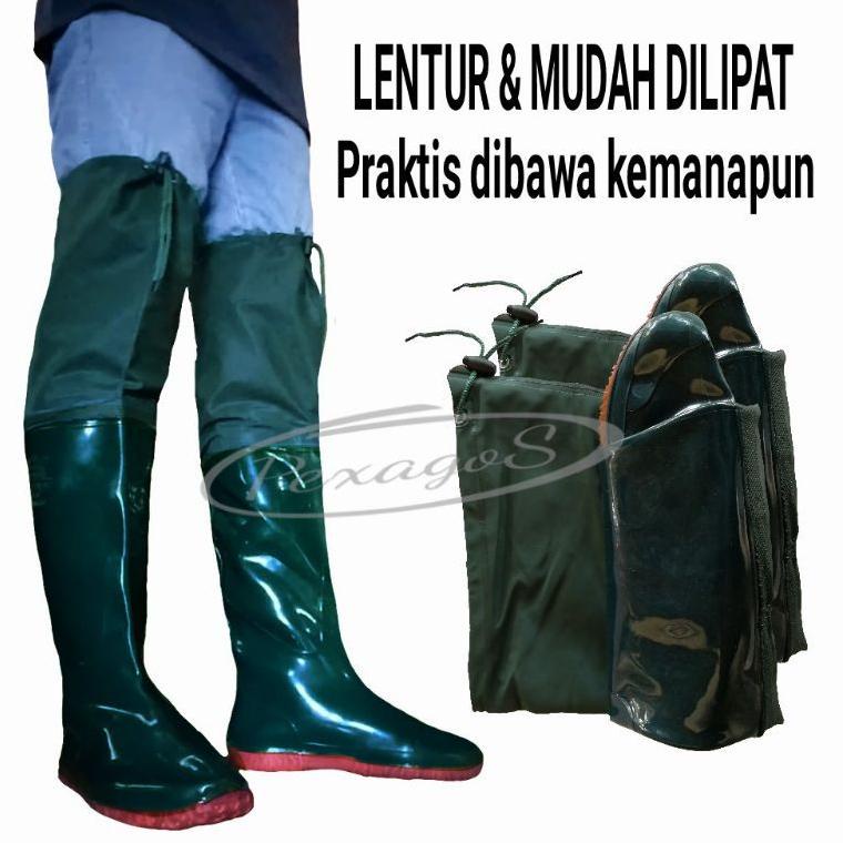 READY SEPATU BOOT SAWAH SEPATU BOOTS KARET PANJANG LENTUR SOL TEBAL SEPATU PETANI SAWAH
