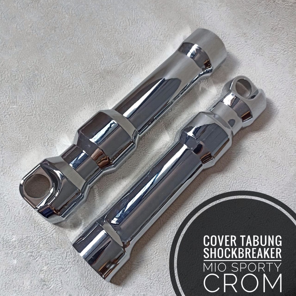 Cover tabung Shockbreaker MIO Sporty krom