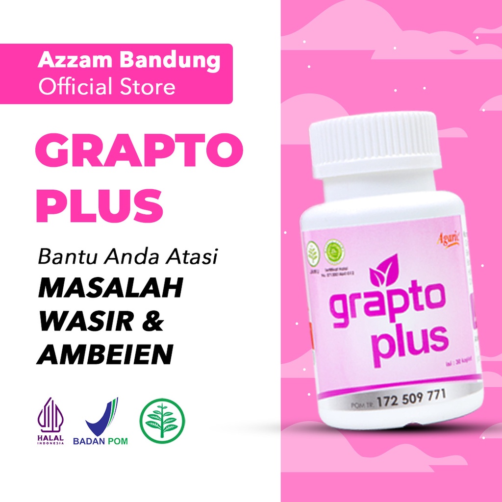 Grapto Plus Obat Herbal Ambeien wasir Benjolan Pada Anus Grapto Plus Original
