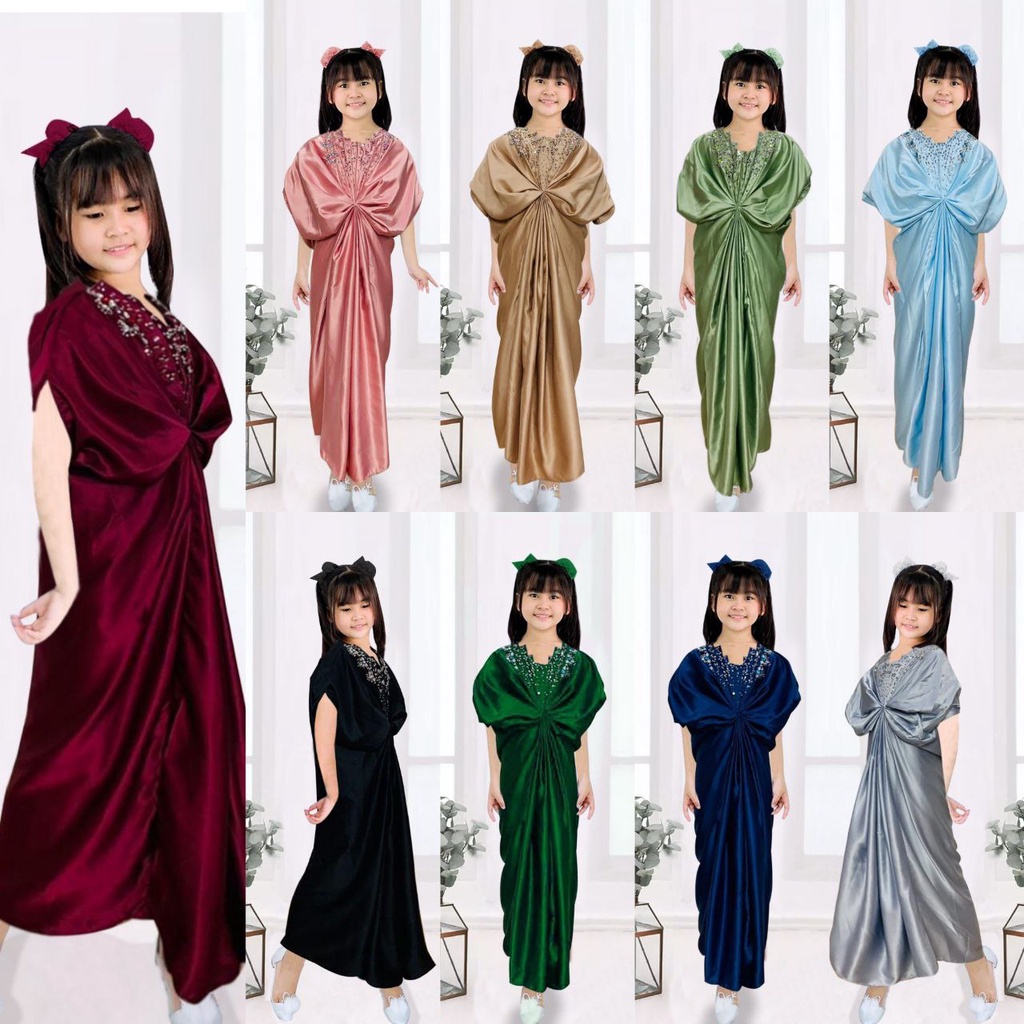TERBARU – KAFTAN ANAK TANGGUNG HAZIQA 9 - 14TAHUN - MT20 - GAMIS ANAK MUSLIMAH – OOTD CANTIK – KEREN