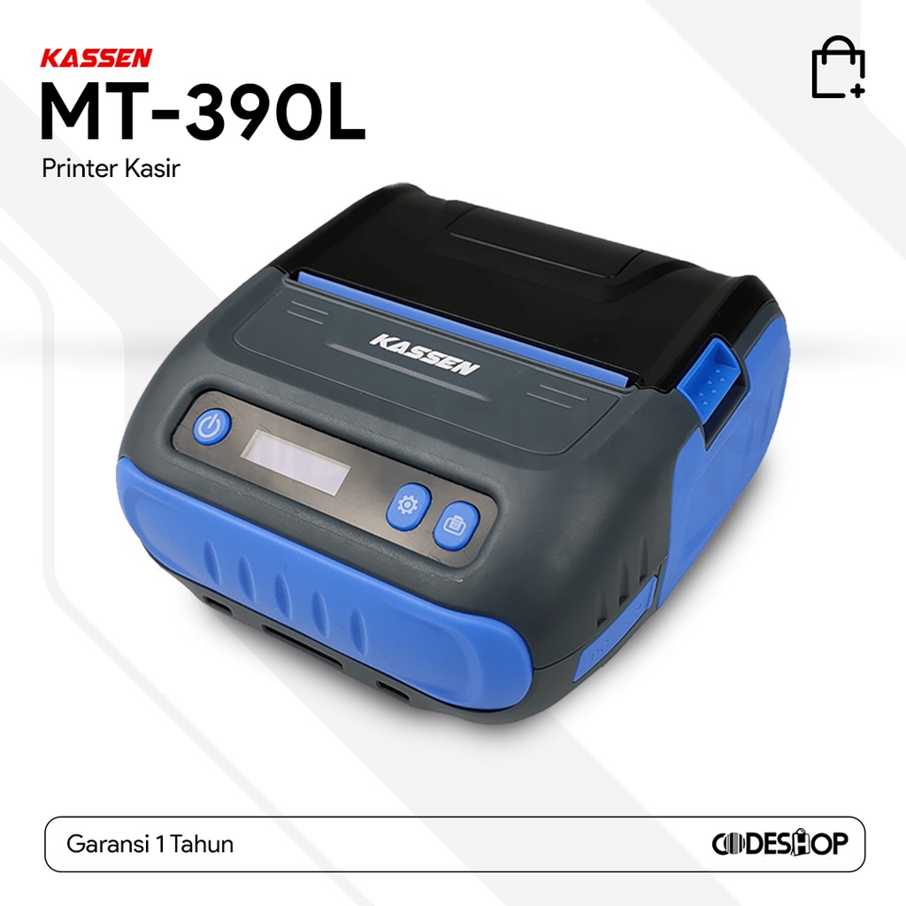 

Printer Bluetooth 80mm Kassen MT-390L Portable Cetak Kertas Thermal