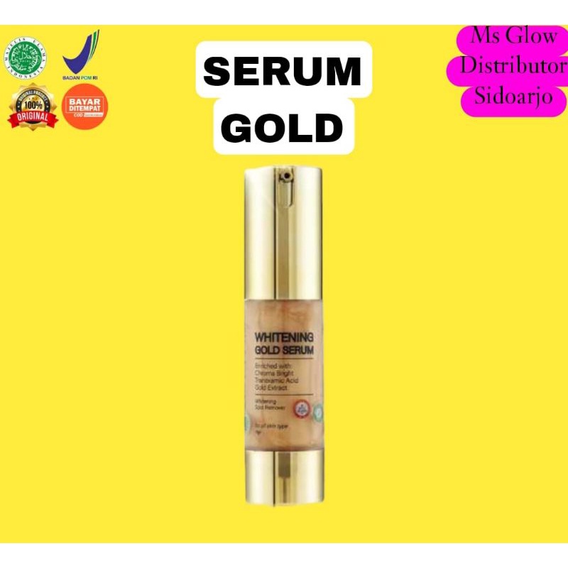 Whitening Gold Serum Ms Glow Original / ms glow whitening gold serum