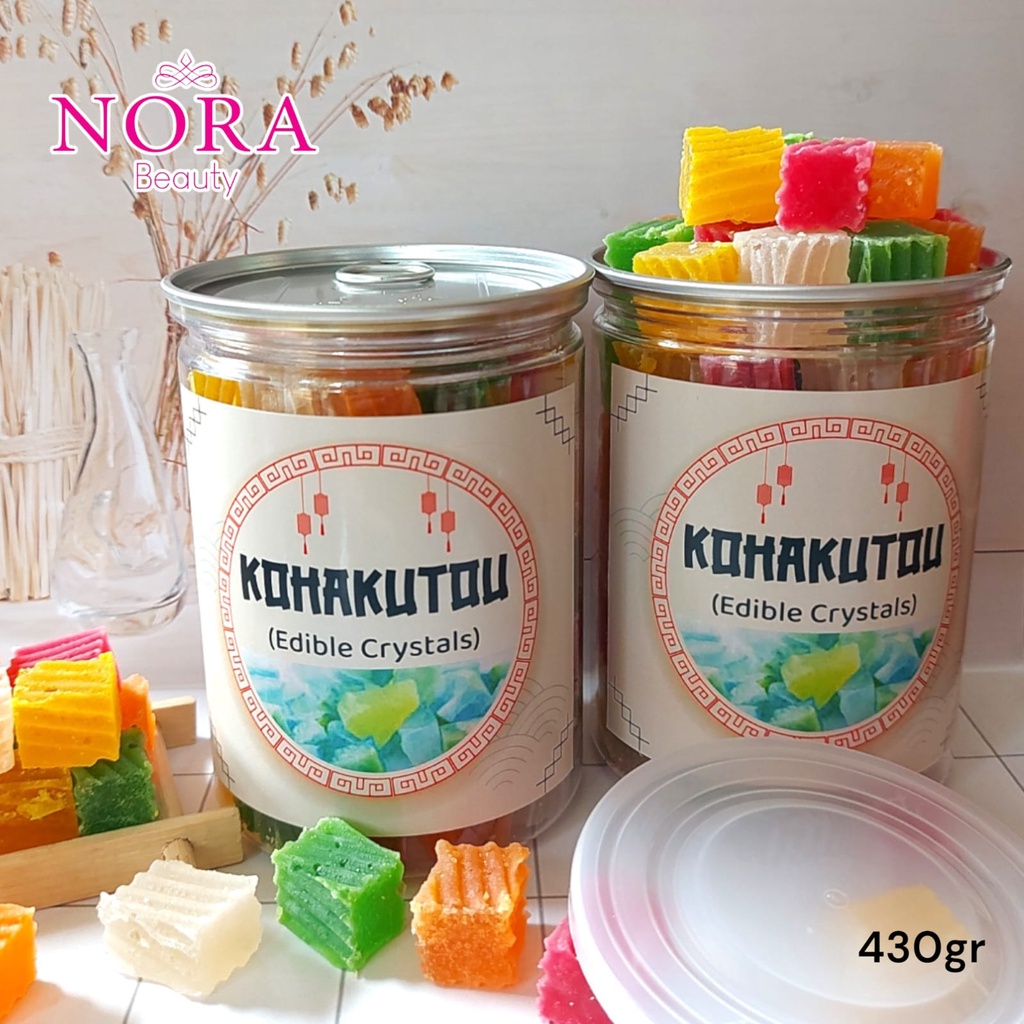 

Cemilan Kohakuto (Edible Crystals) Kemasan CAN 430gr Premium //murah