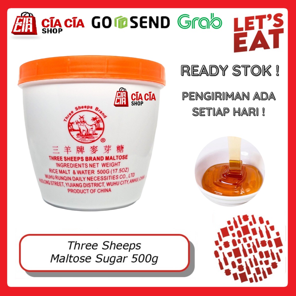 Three Sheeps Brand Maltose Sugar Sirup Maltosa Gula Beko Gula Cair 500g Gula Becko